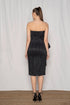 Black Lurex Bow Dress